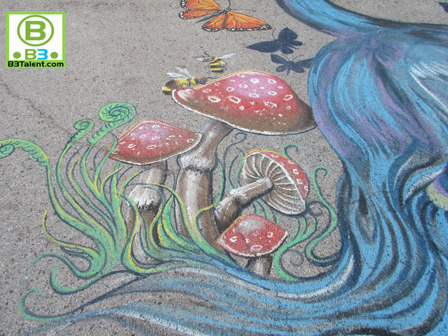 Our chalk artists are a colorful addition to your event!