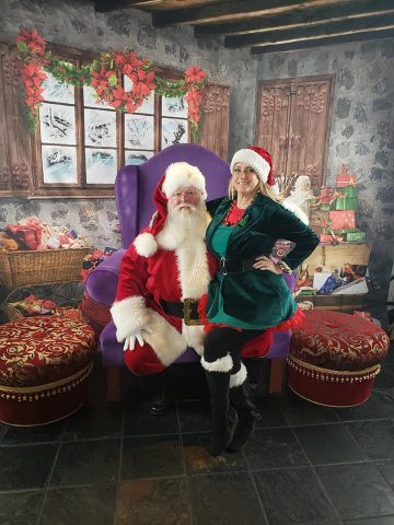 Santa and elf 2019